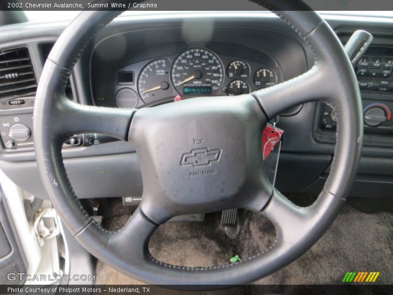 Summit White / Graphite 2002 Chevrolet Avalanche