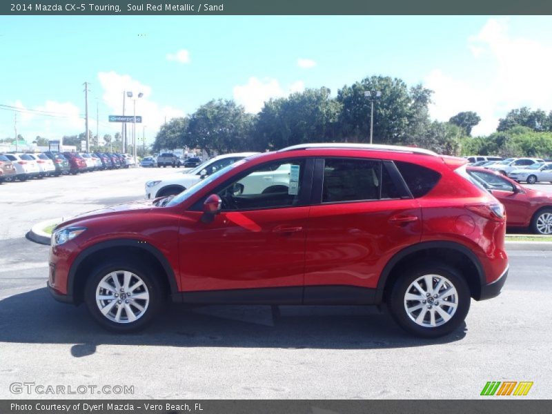 Soul Red Metallic / Sand 2014 Mazda CX-5 Touring