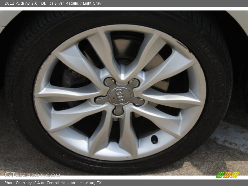 Ice Silver Metallic / Light Gray 2012 Audi A3 2.0 TDI