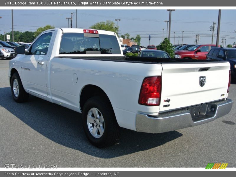 Bright White / Dark Slate Gray/Medium Graystone 2011 Dodge Ram 1500 SLT Regular Cab