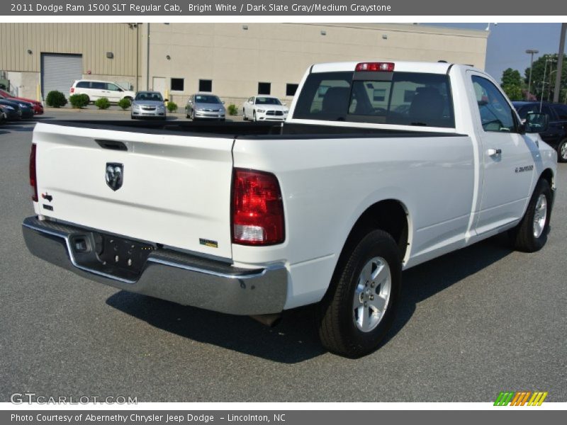 Bright White / Dark Slate Gray/Medium Graystone 2011 Dodge Ram 1500 SLT Regular Cab
