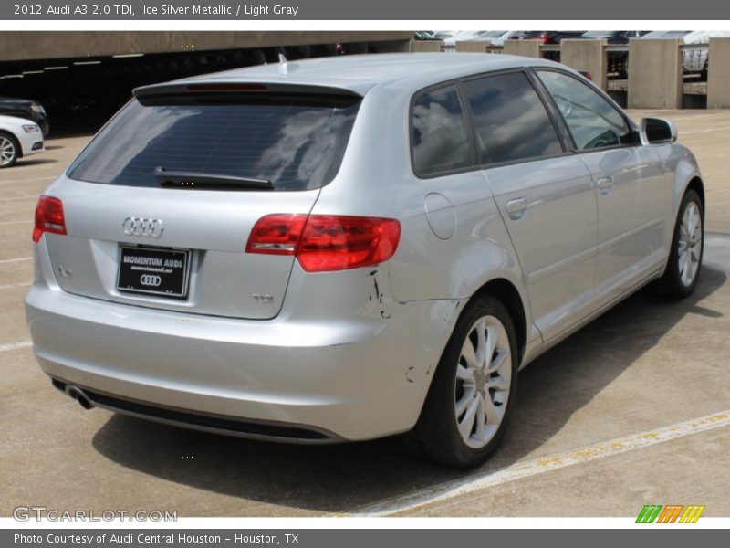 Ice Silver Metallic / Light Gray 2012 Audi A3 2.0 TDI