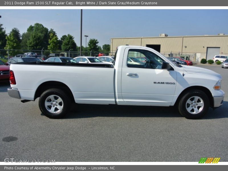 Bright White / Dark Slate Gray/Medium Graystone 2011 Dodge Ram 1500 SLT Regular Cab