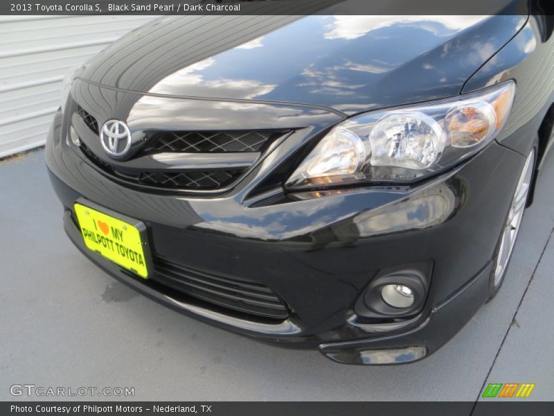 Black Sand Pearl / Dark Charcoal 2013 Toyota Corolla S