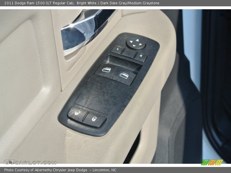 Bright White / Dark Slate Gray/Medium Graystone 2011 Dodge Ram 1500 SLT Regular Cab