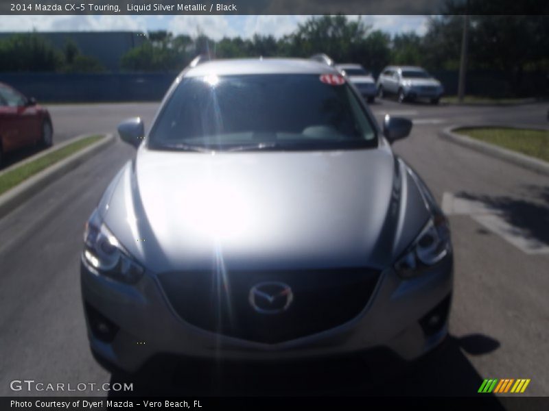 Liquid Silver Metallic / Black 2014 Mazda CX-5 Touring