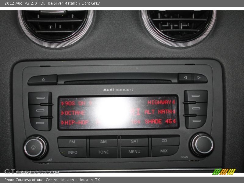 Ice Silver Metallic / Light Gray 2012 Audi A3 2.0 TDI