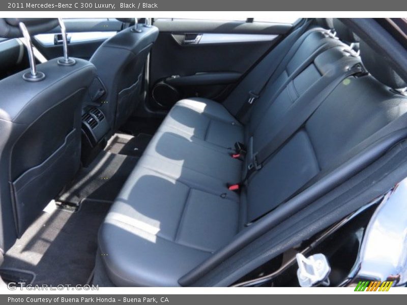 Black / Black 2011 Mercedes-Benz C 300 Luxury