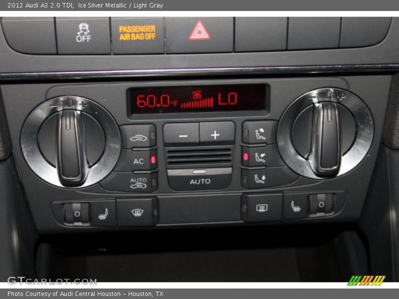 Ice Silver Metallic / Light Gray 2012 Audi A3 2.0 TDI
