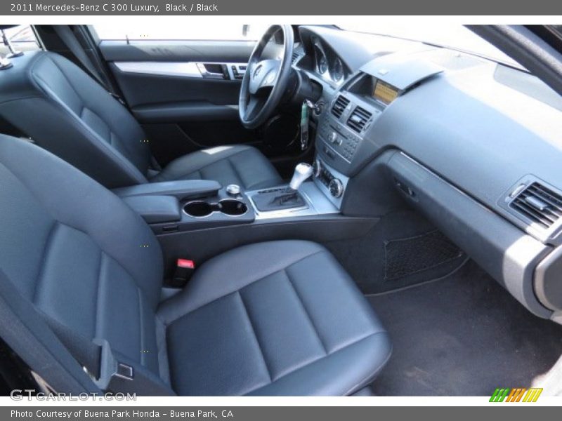 Black / Black 2011 Mercedes-Benz C 300 Luxury