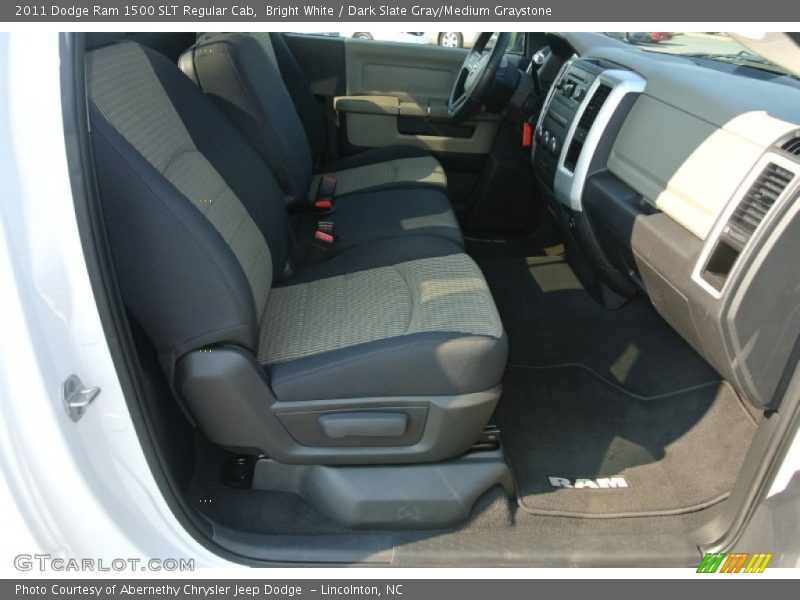 Bright White / Dark Slate Gray/Medium Graystone 2011 Dodge Ram 1500 SLT Regular Cab