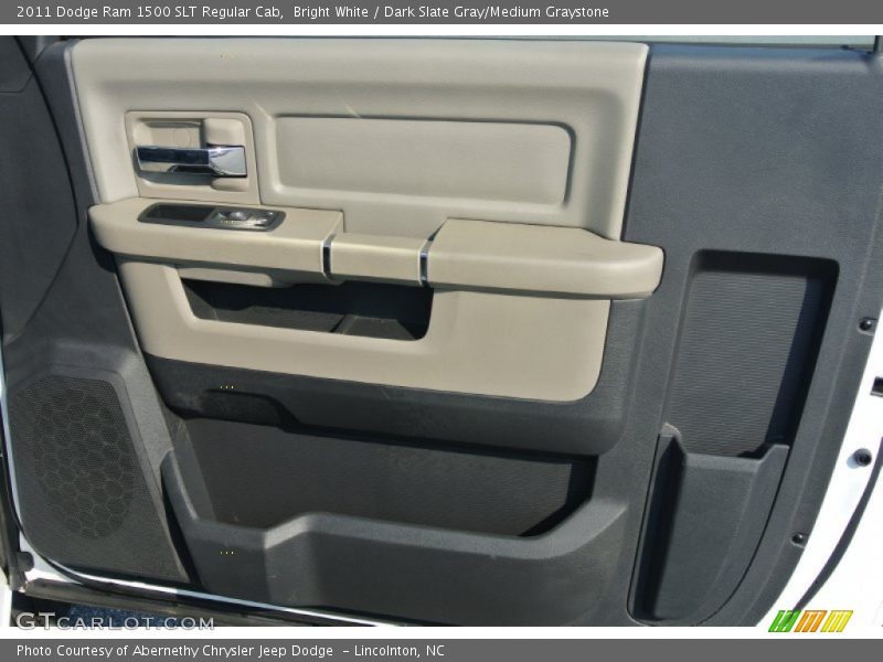 Bright White / Dark Slate Gray/Medium Graystone 2011 Dodge Ram 1500 SLT Regular Cab