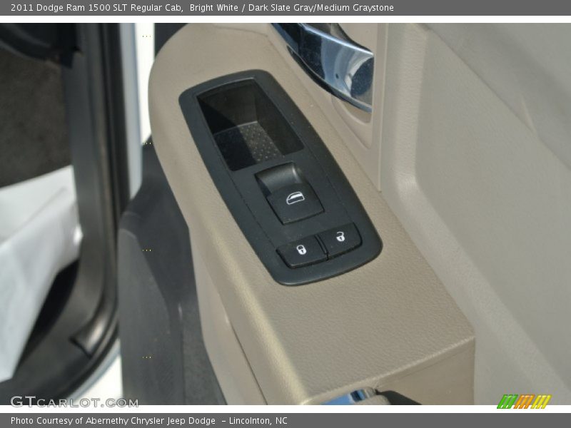 Bright White / Dark Slate Gray/Medium Graystone 2011 Dodge Ram 1500 SLT Regular Cab