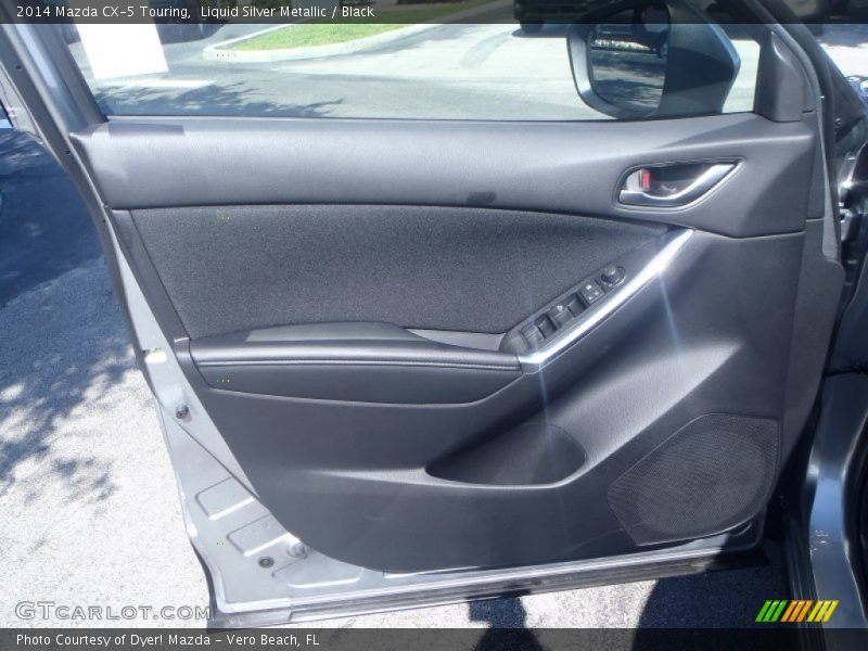 Liquid Silver Metallic / Black 2014 Mazda CX-5 Touring