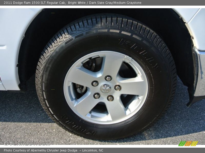 Bright White / Dark Slate Gray/Medium Graystone 2011 Dodge Ram 1500 SLT Regular Cab
