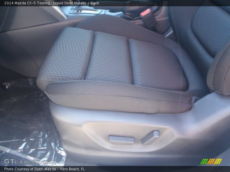 Liquid Silver Metallic / Black 2014 Mazda CX-5 Touring