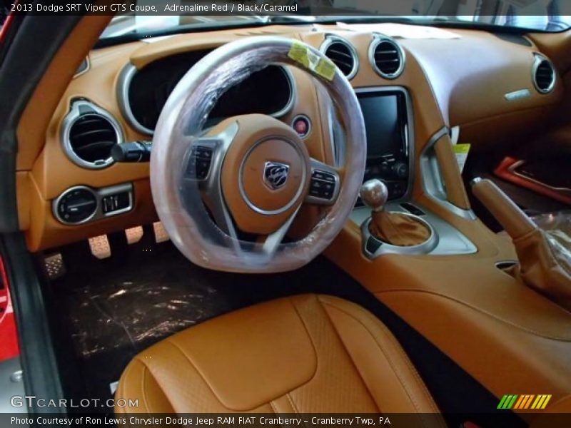 Black/Caramel Interior - 2013 SRT Viper GTS Coupe 
