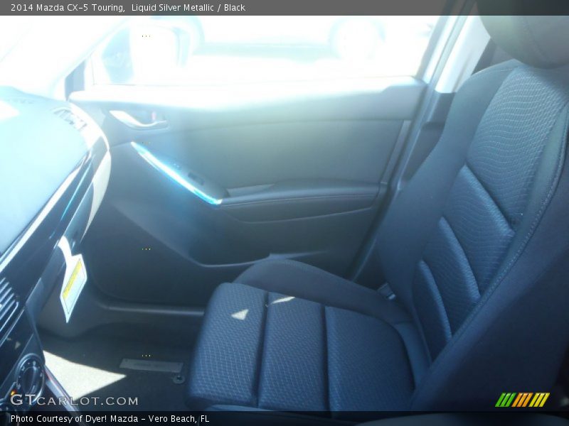 Liquid Silver Metallic / Black 2014 Mazda CX-5 Touring