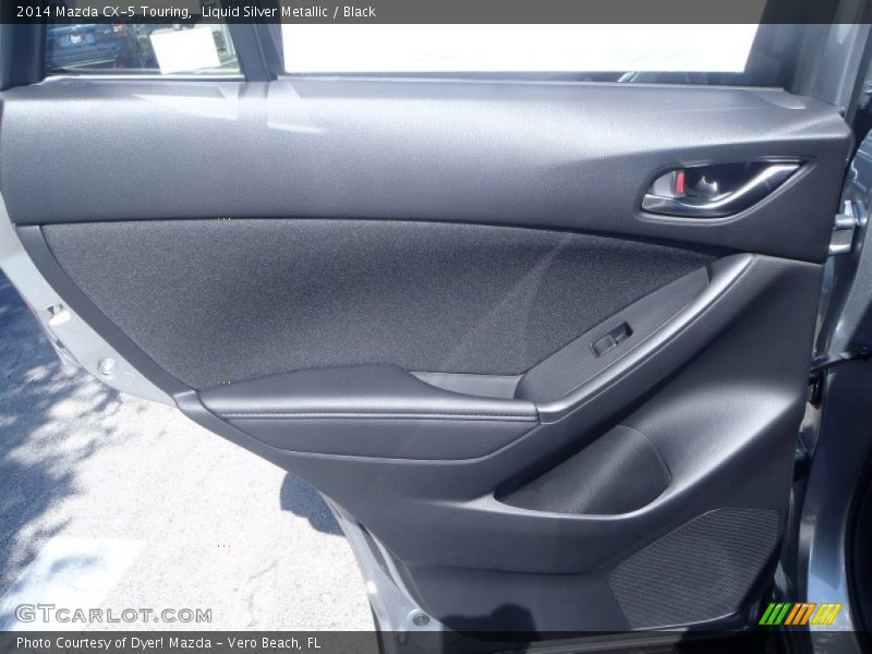 Liquid Silver Metallic / Black 2014 Mazda CX-5 Touring