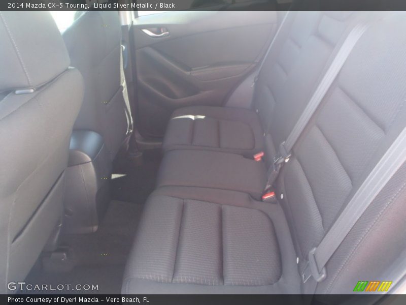 Liquid Silver Metallic / Black 2014 Mazda CX-5 Touring