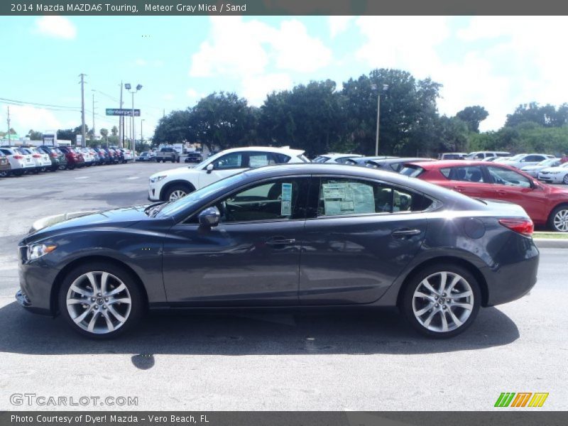 Meteor Gray Mica / Sand 2014 Mazda MAZDA6 Touring
