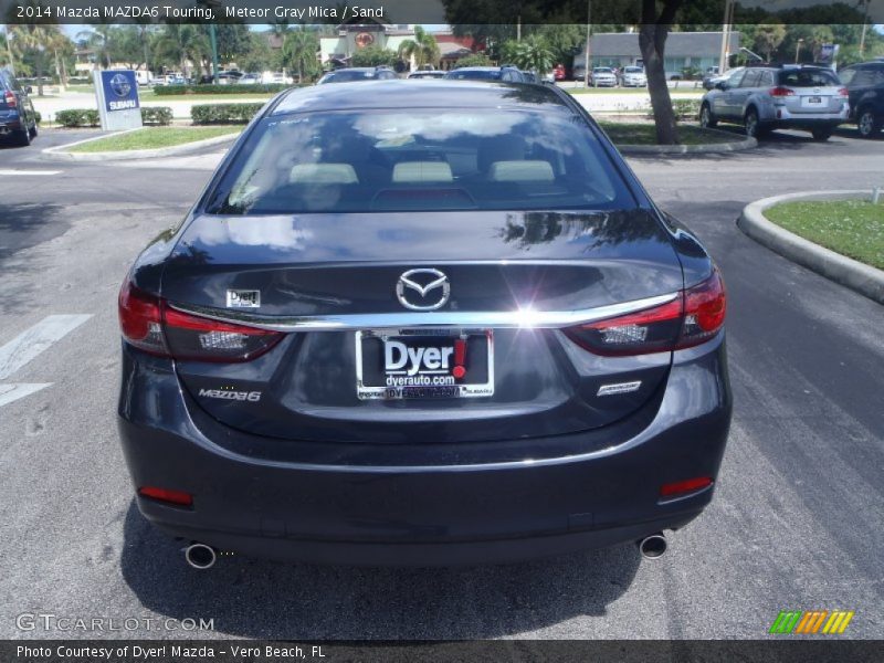 Meteor Gray Mica / Sand 2014 Mazda MAZDA6 Touring