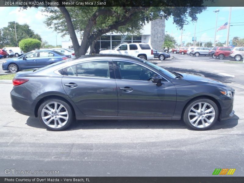 Meteor Gray Mica / Sand 2014 Mazda MAZDA6 Touring