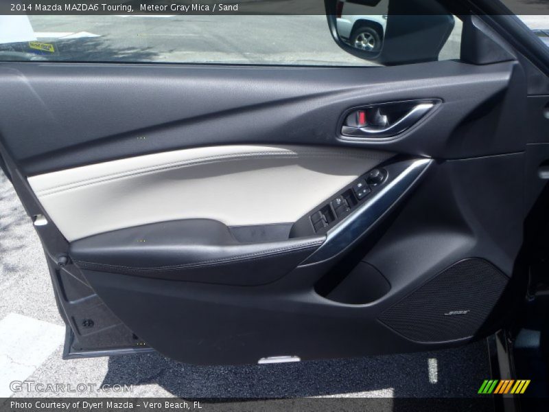 Meteor Gray Mica / Sand 2014 Mazda MAZDA6 Touring