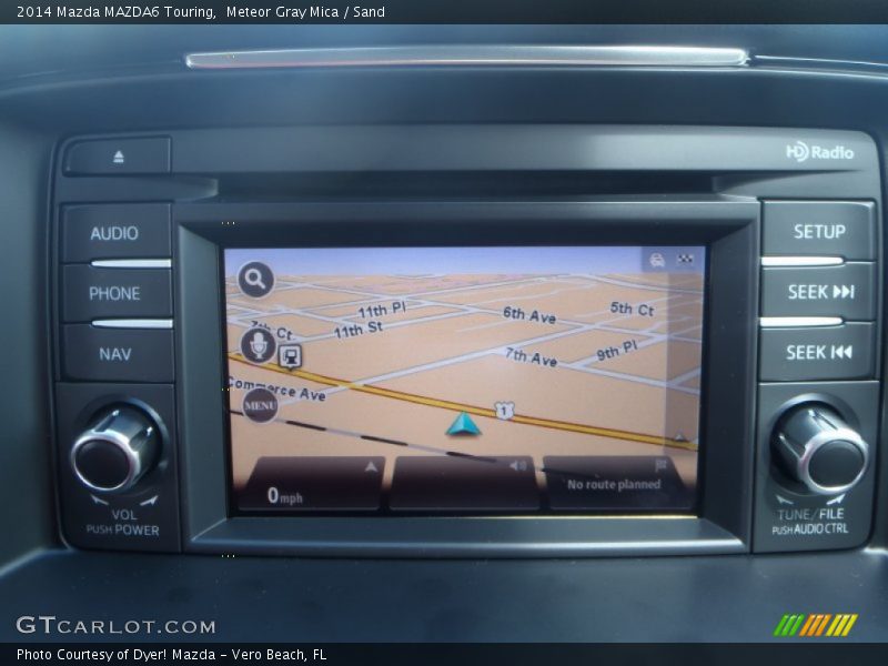 Meteor Gray Mica / Sand 2014 Mazda MAZDA6 Touring