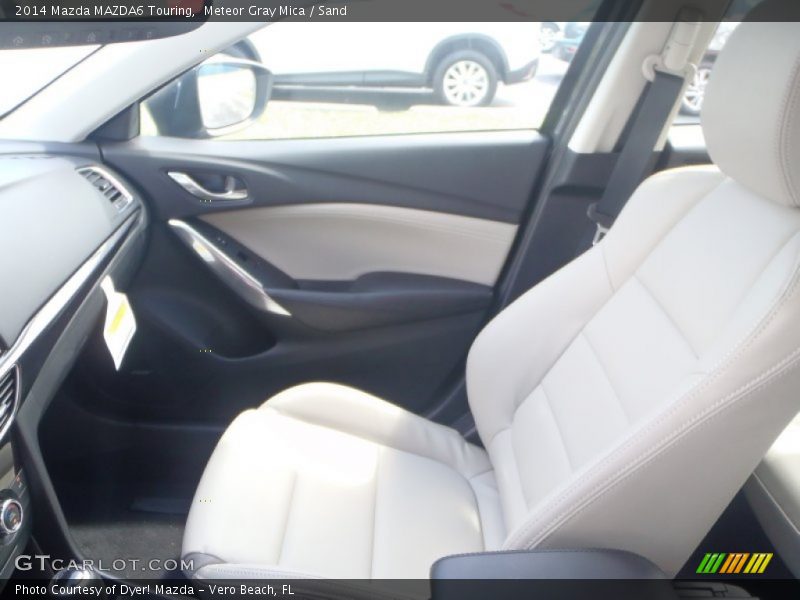 Meteor Gray Mica / Sand 2014 Mazda MAZDA6 Touring