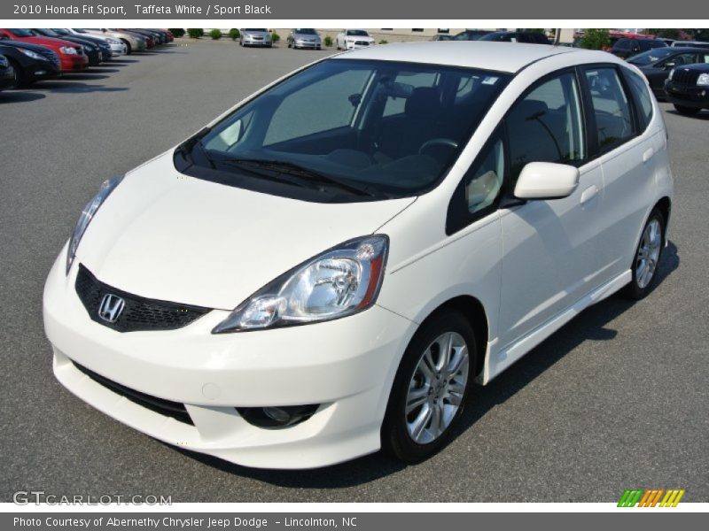 Taffeta White / Sport Black 2010 Honda Fit Sport