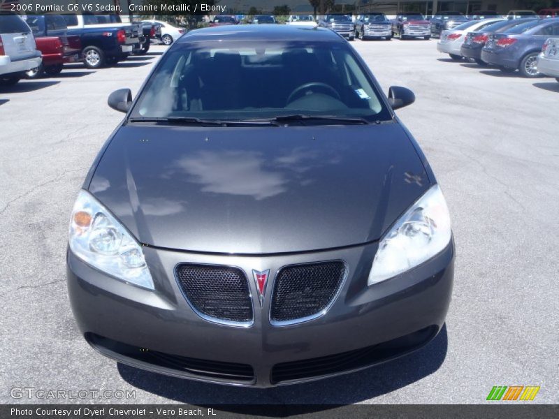 Granite Metallic / Ebony 2006 Pontiac G6 V6 Sedan