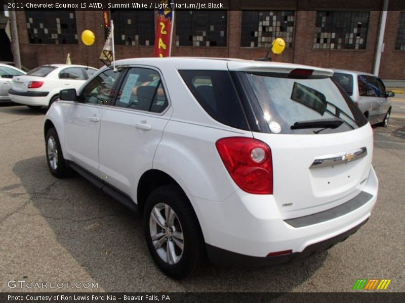 Summit White / Light Titanium/Jet Black 2011 Chevrolet Equinox LS AWD