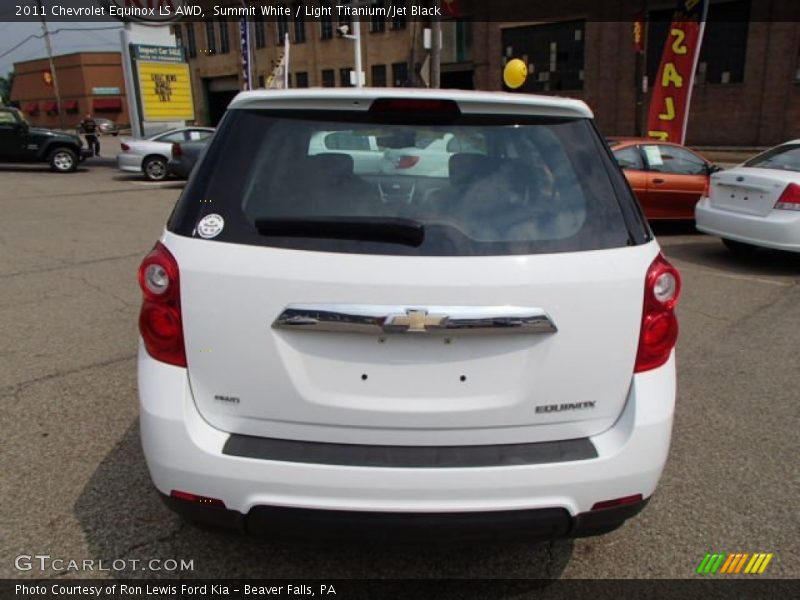 Summit White / Light Titanium/Jet Black 2011 Chevrolet Equinox LS AWD