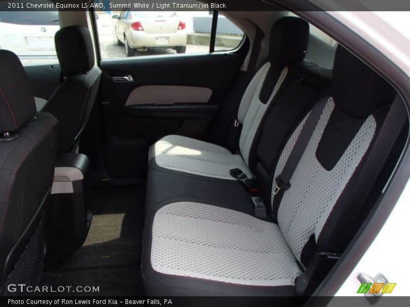 Summit White / Light Titanium/Jet Black 2011 Chevrolet Equinox LS AWD