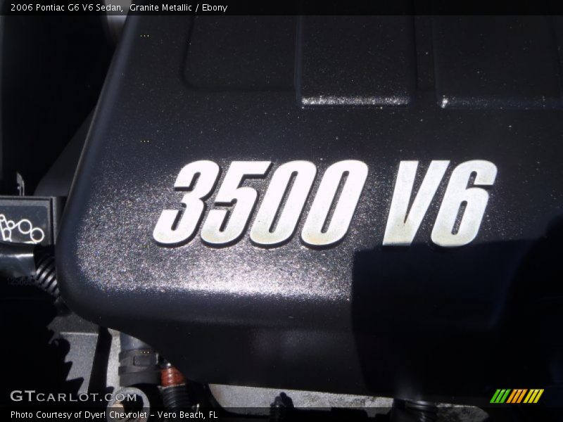 Granite Metallic / Ebony 2006 Pontiac G6 V6 Sedan