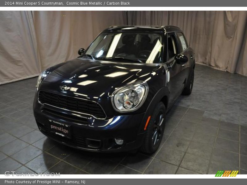 Cosmic Blue Metallic / Carbon Black 2014 Mini Cooper S Countryman