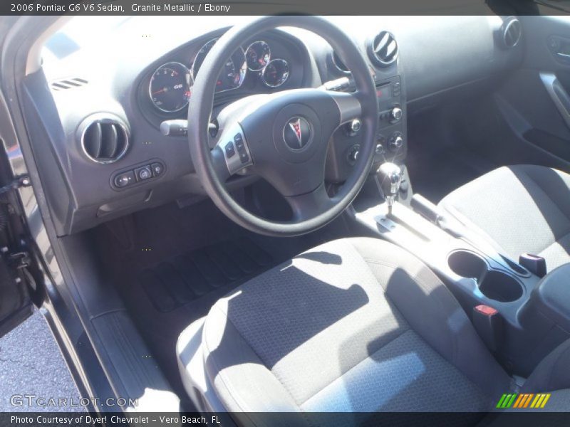 Granite Metallic / Ebony 2006 Pontiac G6 V6 Sedan