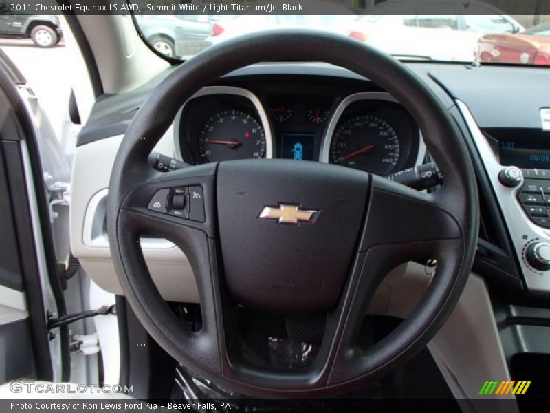 Summit White / Light Titanium/Jet Black 2011 Chevrolet Equinox LS AWD