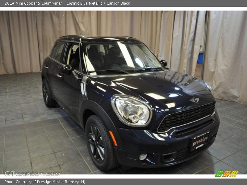 Cosmic Blue Metallic / Carbon Black 2014 Mini Cooper S Countryman