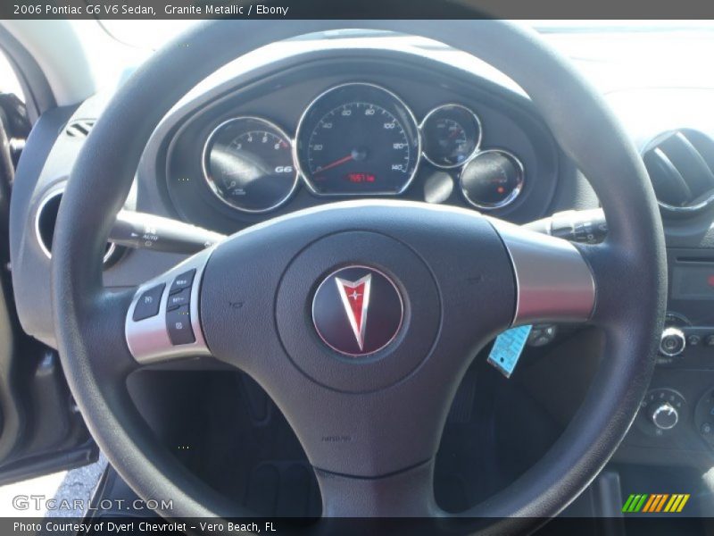 Granite Metallic / Ebony 2006 Pontiac G6 V6 Sedan