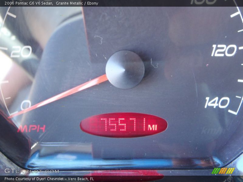 Granite Metallic / Ebony 2006 Pontiac G6 V6 Sedan