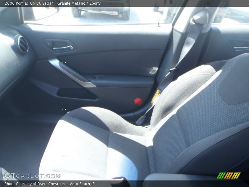 Granite Metallic / Ebony 2006 Pontiac G6 V6 Sedan