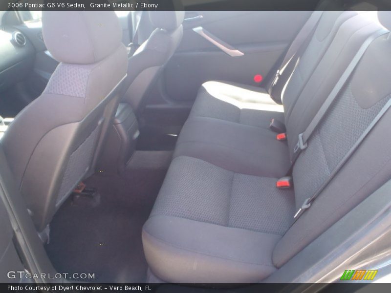 Granite Metallic / Ebony 2006 Pontiac G6 V6 Sedan