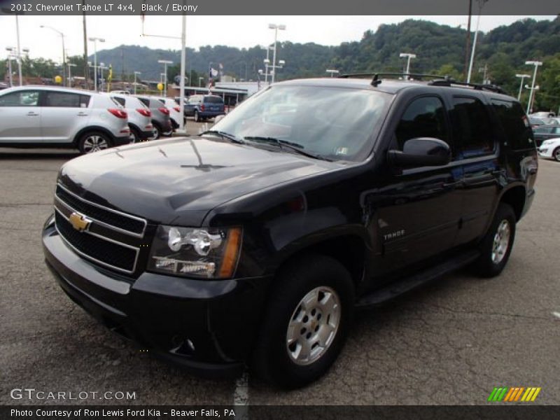Black / Ebony 2012 Chevrolet Tahoe LT 4x4
