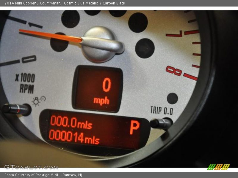Cosmic Blue Metallic / Carbon Black 2014 Mini Cooper S Countryman