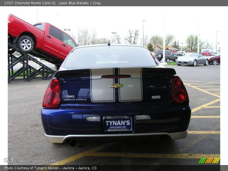 Laser Blue Metallic / Gray 2007 Chevrolet Monte Carlo SS