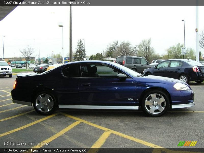 Laser Blue Metallic / Gray 2007 Chevrolet Monte Carlo SS