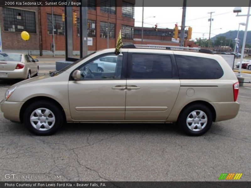 Sunset Gold / Beige 2006 Kia Sedona LX