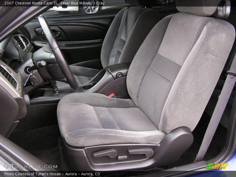 Laser Blue Metallic / Gray 2007 Chevrolet Monte Carlo SS